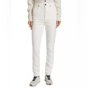 SLVRLAKE Beatnik White High-Waisted Jeans